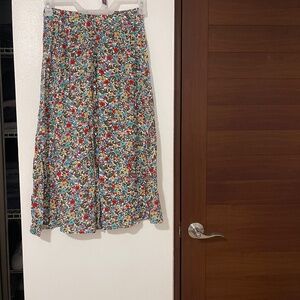 The Loft Maxi Flower Skirt